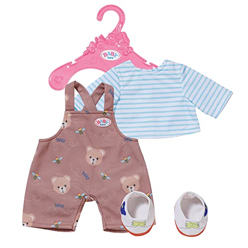 baby-born-b-renanzug-latzhose-mit-shirt-und-schuhen-f-r-43cm-puppen-und-b-r image 7