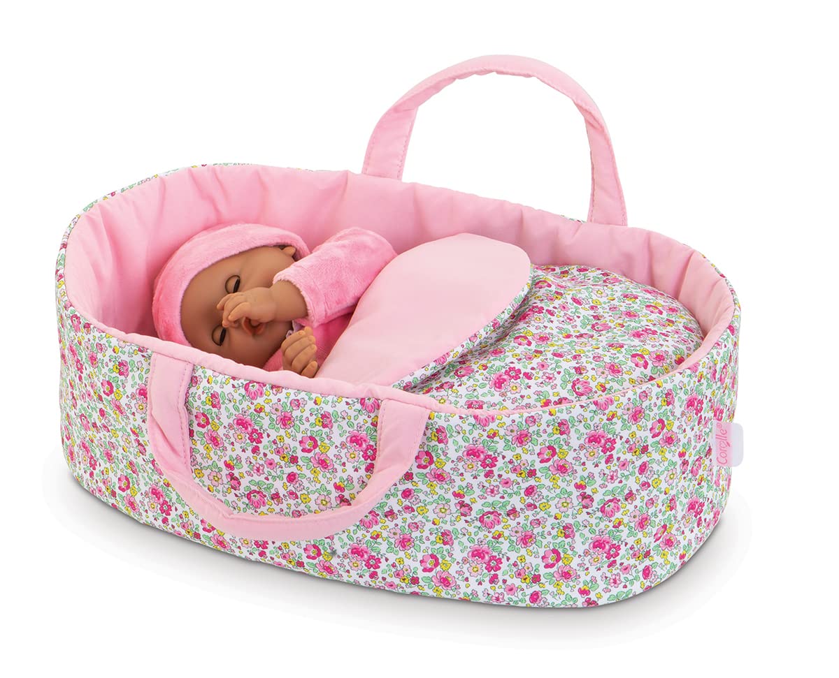 corolle-mon-premier-babytragetasche-floral-mit-decke-f-r-30-cm-puppen image 3