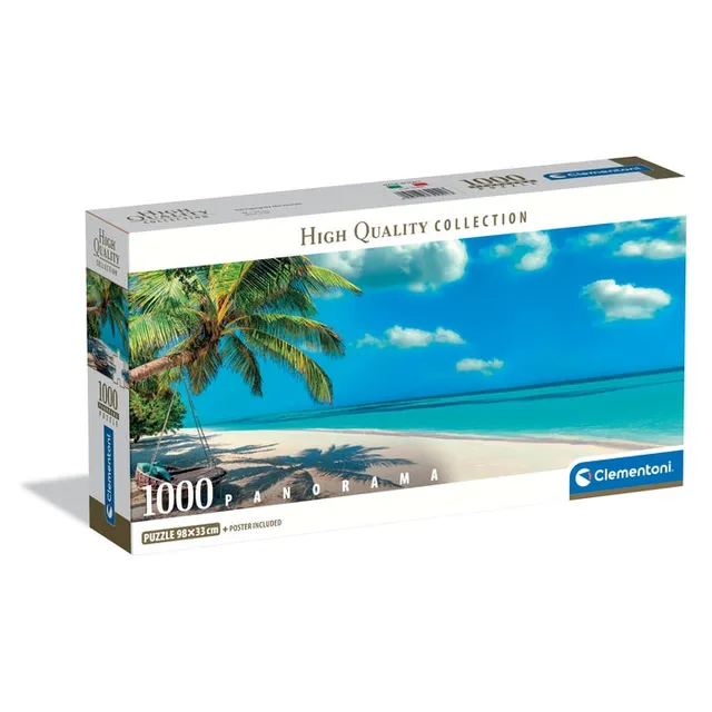 clementoni-puzzle-swinging-by-the-ocean-1000-teile-panorama-98-x-33-cm image 1