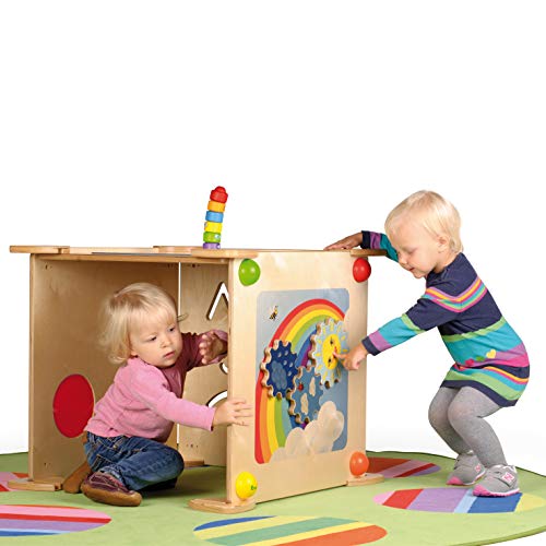 erzi-51142-babypfad-regenbogen-aus-holz-p-dagogisches-wandelement image 4