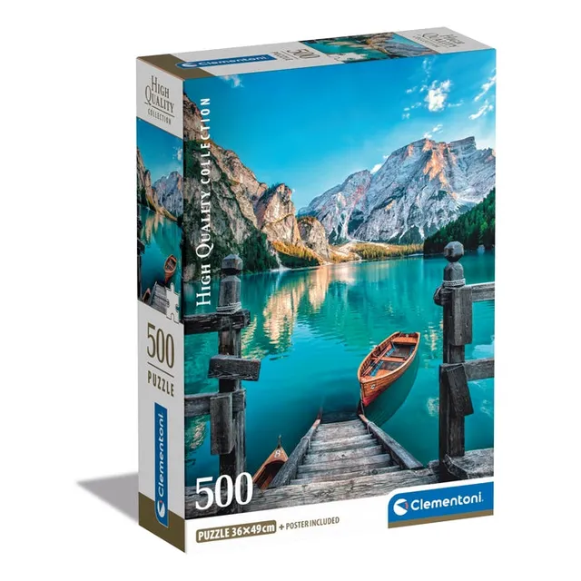 clementoni-braies-lake-puzzle-500-teile-erwachsenenpuzzle-49-x-36-cm image 1