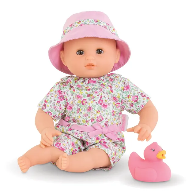 corolle-mon-premier-poupon-badebaby-coralie-30cm-weichk-rper-badepuppe-mit-badet image 1