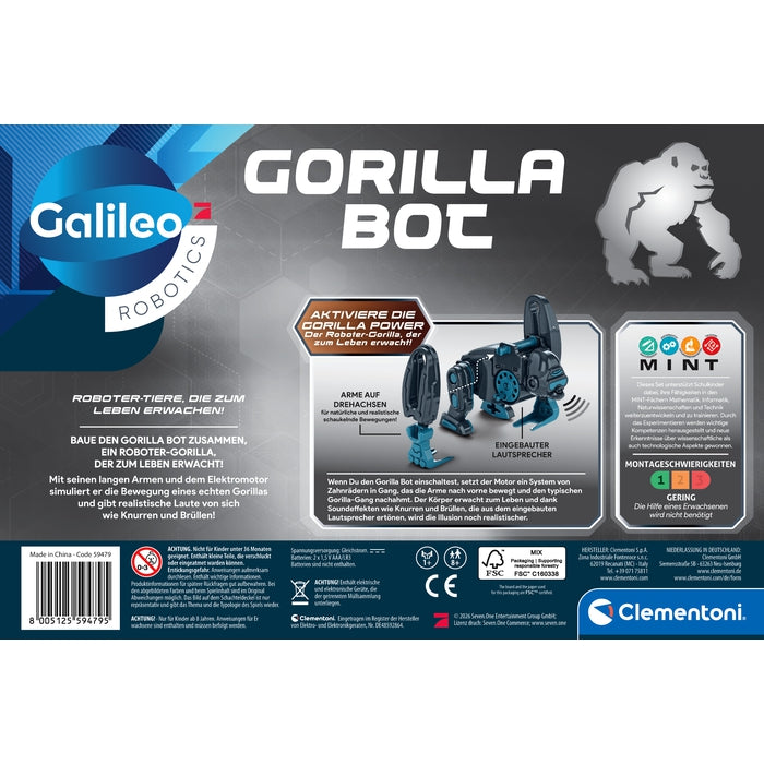 clementoni-galileo-build-gorilla-bot-roboter-bausatz image 2