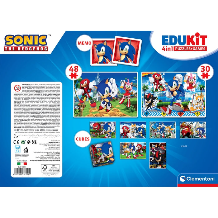clementoni-edukit-4-in-1-sonic-lernspiel-set-puzzle-memo-w-rfelpuzzle image 6