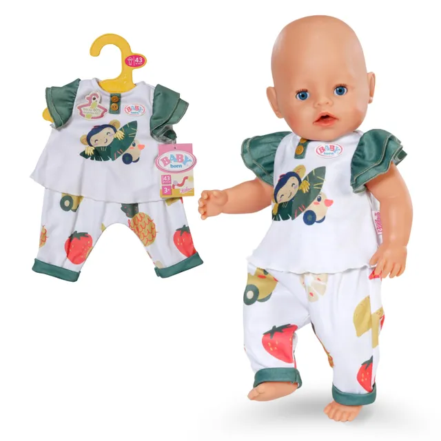 baby-born-affen-outfit-puppenkleidung-f-r-43-cm-puppen-shirt-und-hose image 1
