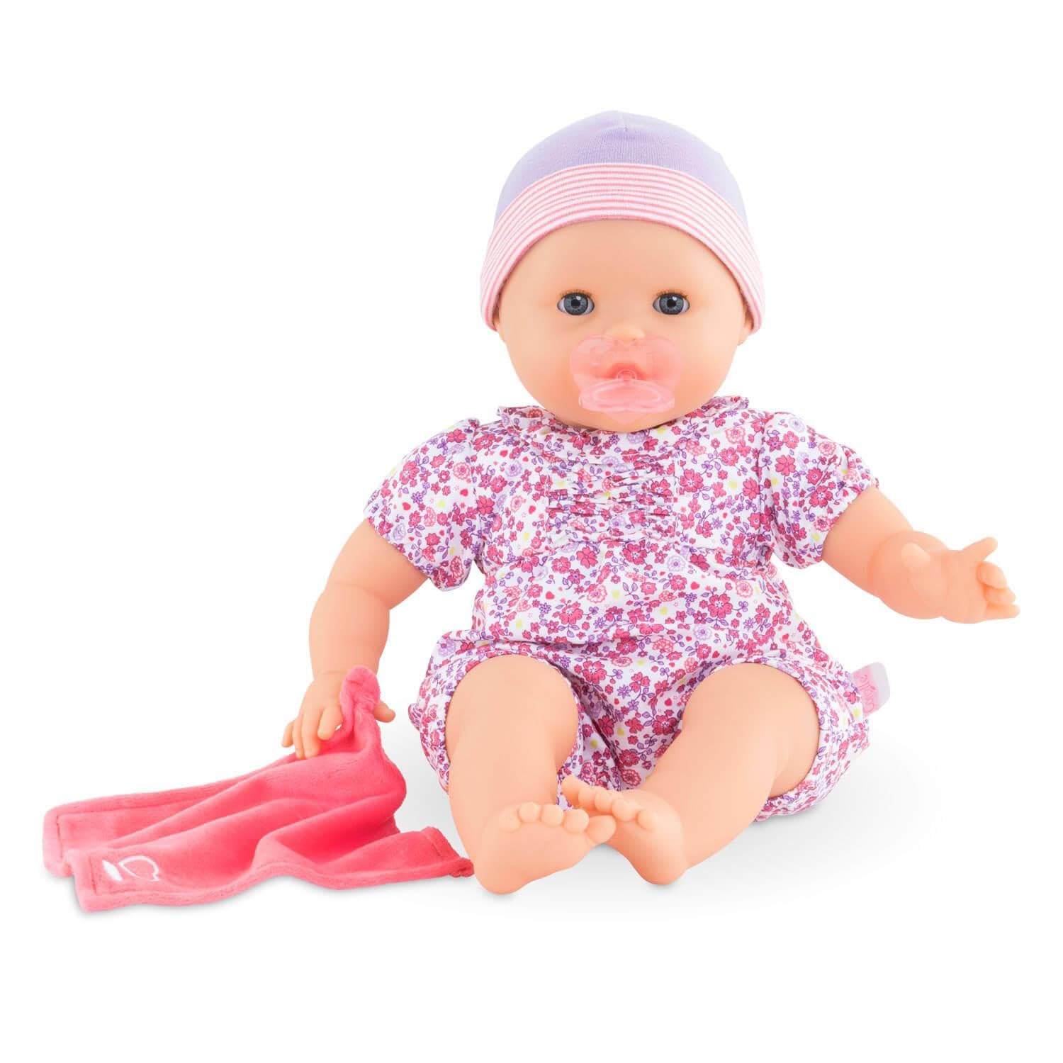 corolle-mon-grand-poupon-emilie-weichk-rperpuppe-36cm-mit-daumenlutsch-schlafaug image 2