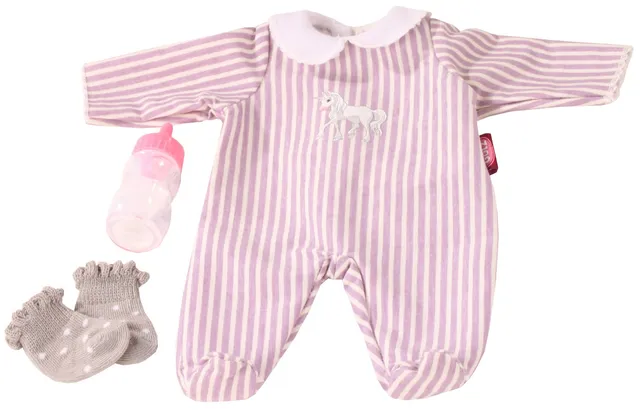 g-tz-kombi-baby-einhorn-puppenkleidung-gr-s-30-33cm-4-teilig image 1