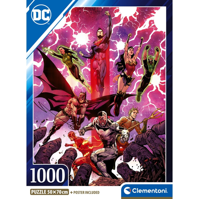clementoni-dc-comics-puzzle-1000-teile-70-x-50-cm-erwachsenenpuzzle image 4