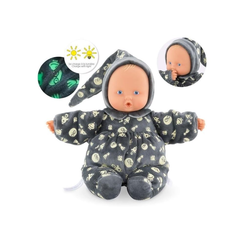 corolle-mon-doudou-babipouce-glow-in-the-dark-schmusepuppe-28-cm image 3