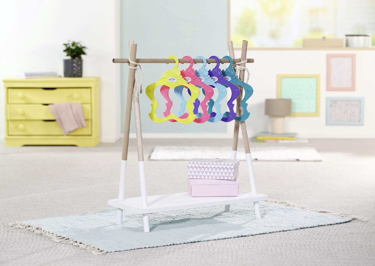 baby-born-kleiderb-gel-set-5-teilig-bunt-puppenkleiderb-gel-f-r-43-cm-puppenklei image 2