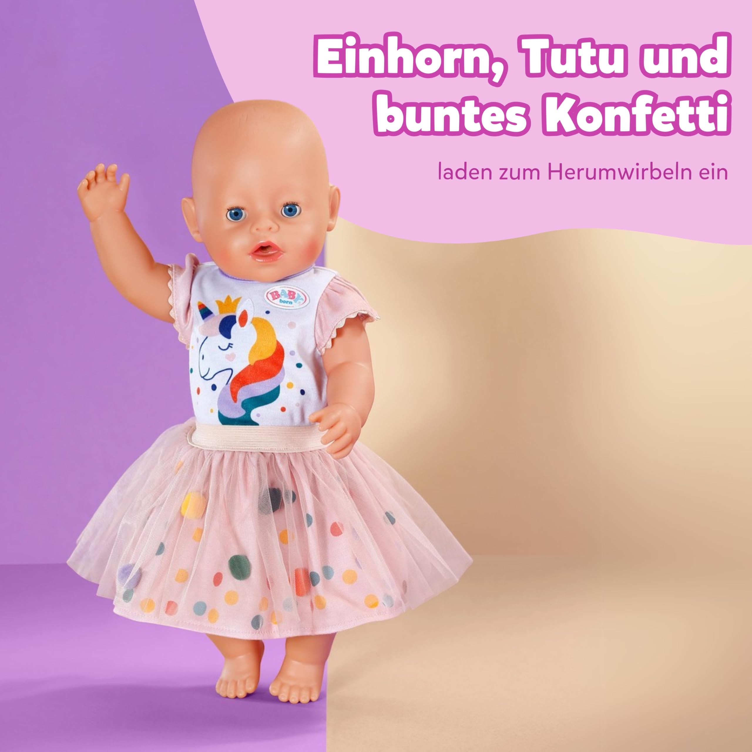 baby-born-einhorn-tutu-2-teilig-f-r-43-cm-puppen-mit-t-llrock image 3