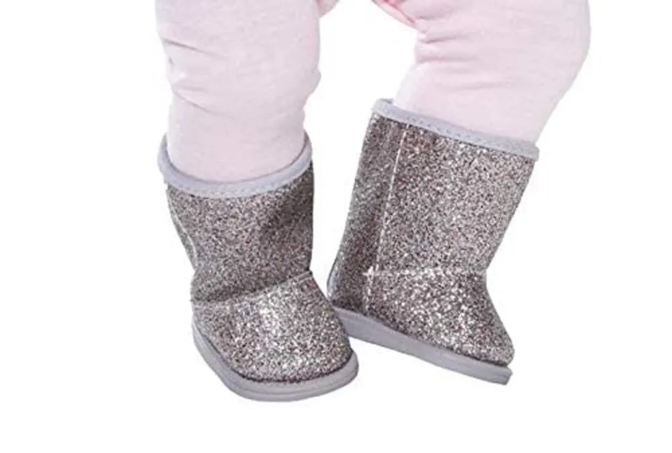 baby-born-trend-casuals-schuhe-silber-puppenzubeh-r-f-r-43cm-puppen image 1