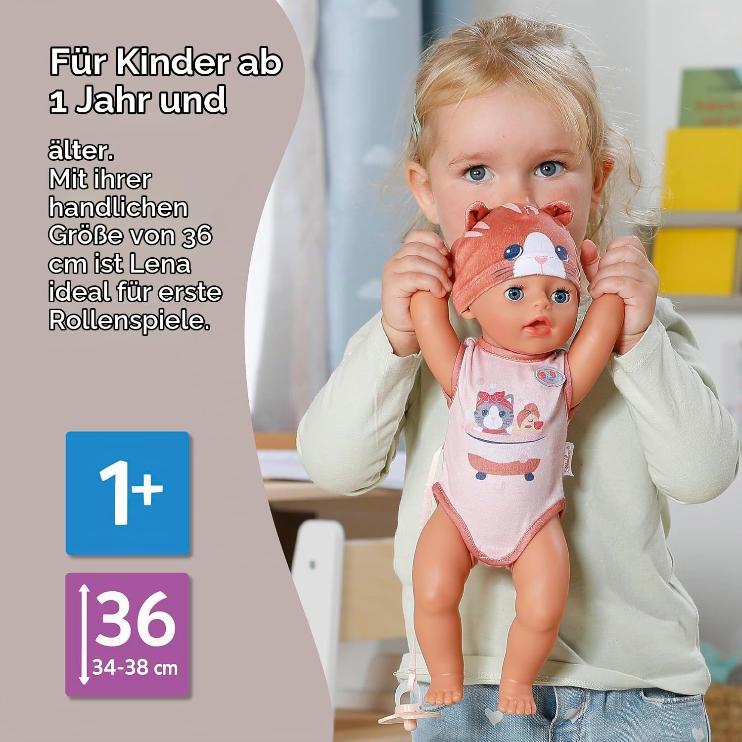 baby-born-lena-katze-36-cm-funktionspuppe-mit-7-funktionen image 6