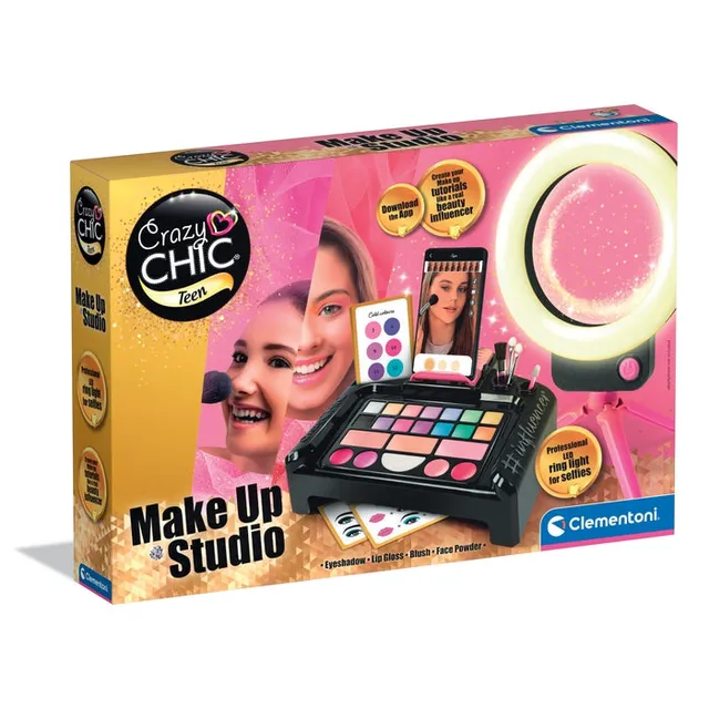 clementoni-crazy-chic-make-up-artist-set-mit-ringlicht image 1