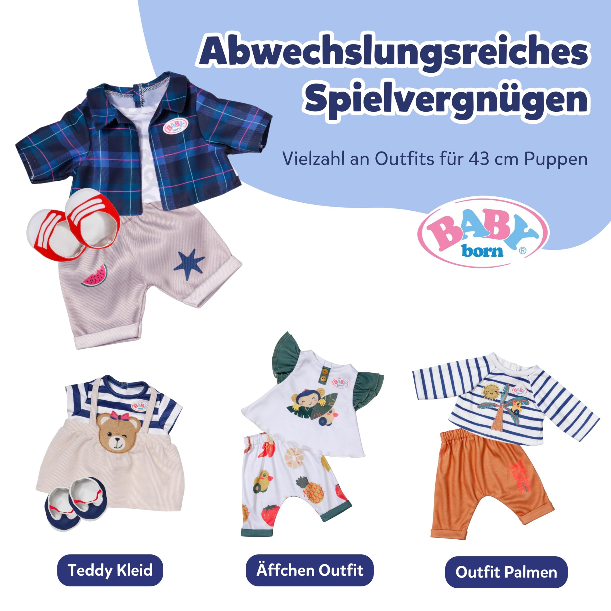 baby-born-teddy-outfit-mit-jacke-hose-und-schuhen-f-r-43cm-puppen image 6