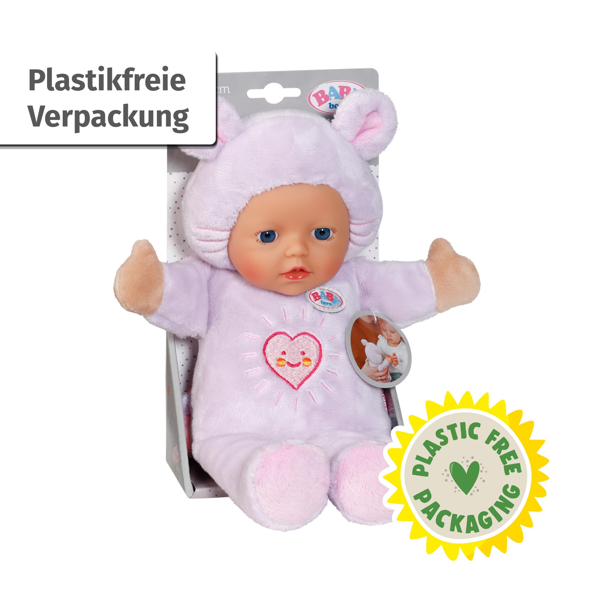 baby-born-for-babies-funny-maus-kuschelpuppe-26-cm-mit-fingertaschen image 8