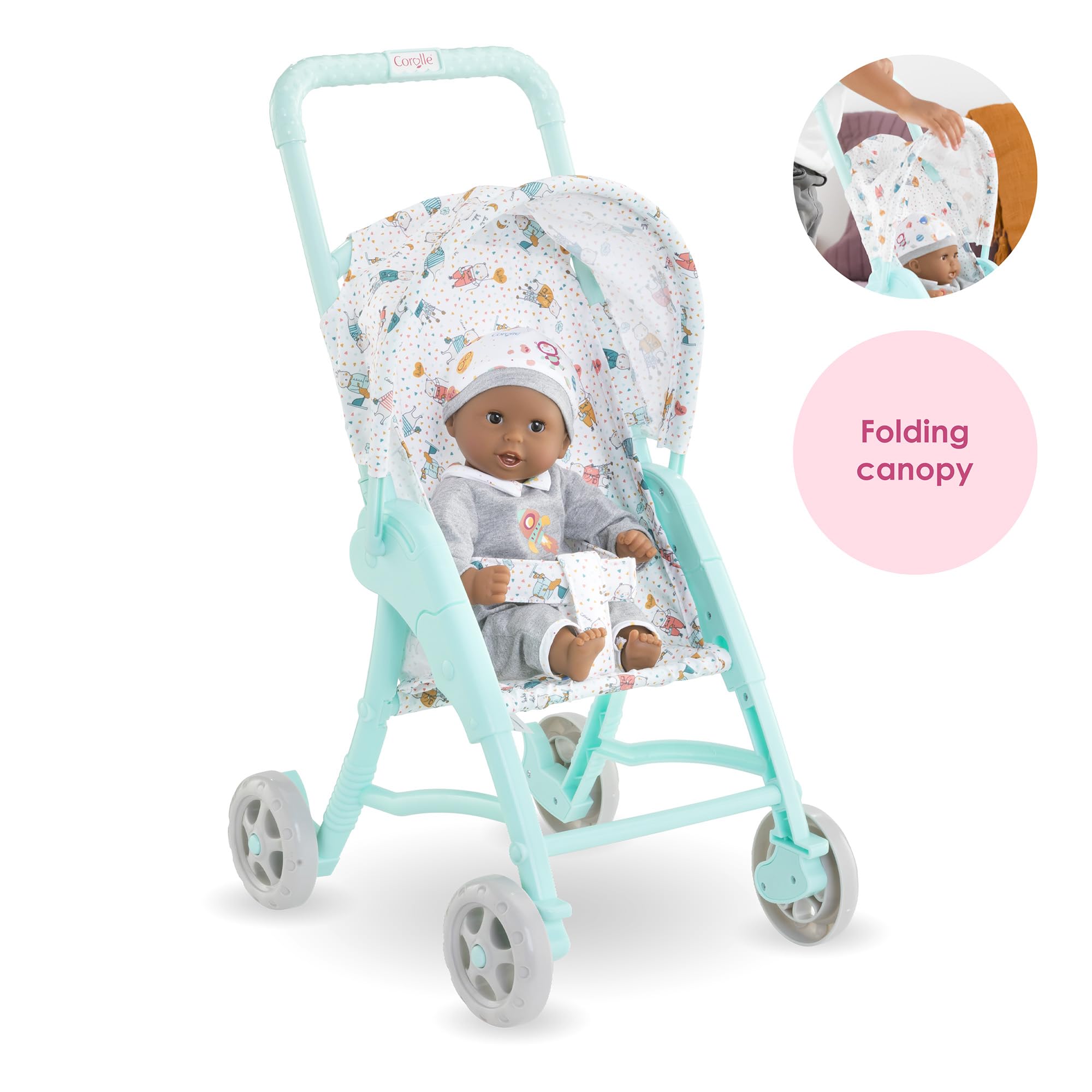 corolle-mon-premier-poupon-30cm-puppenbuggy-blau-b-rendesign image 2