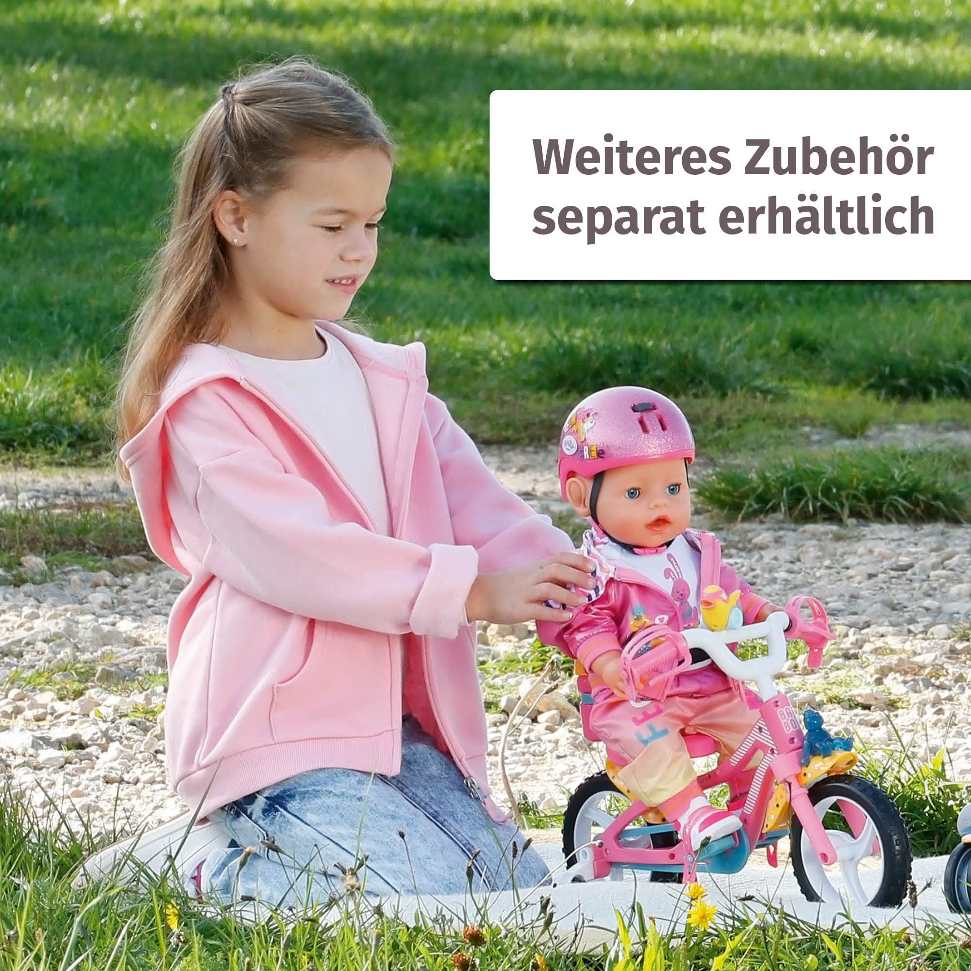 baby-born-fahrradhelm-f-r-43cm-puppen-rosa-glitzer-834909-zapf-creation image 6