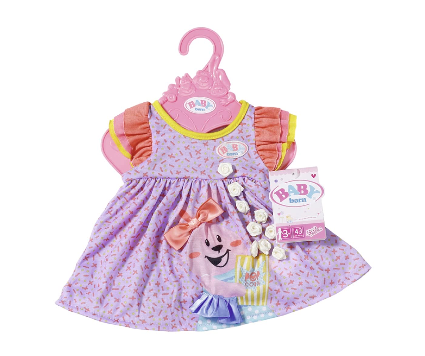 baby-born-828243-puppenkleid-43cm-rosa-oder-lila-mit-b-gel image 3