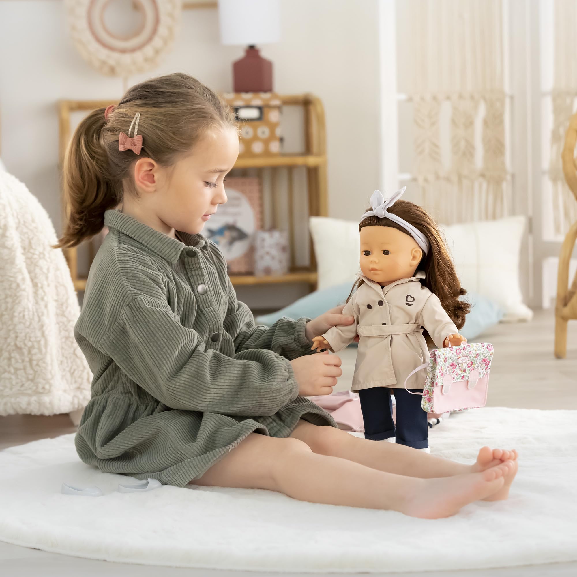 corolle-macorolle-penelope-36cm-ankleidepuppe-mit-langem-braunem-haar-und-vanill image 6