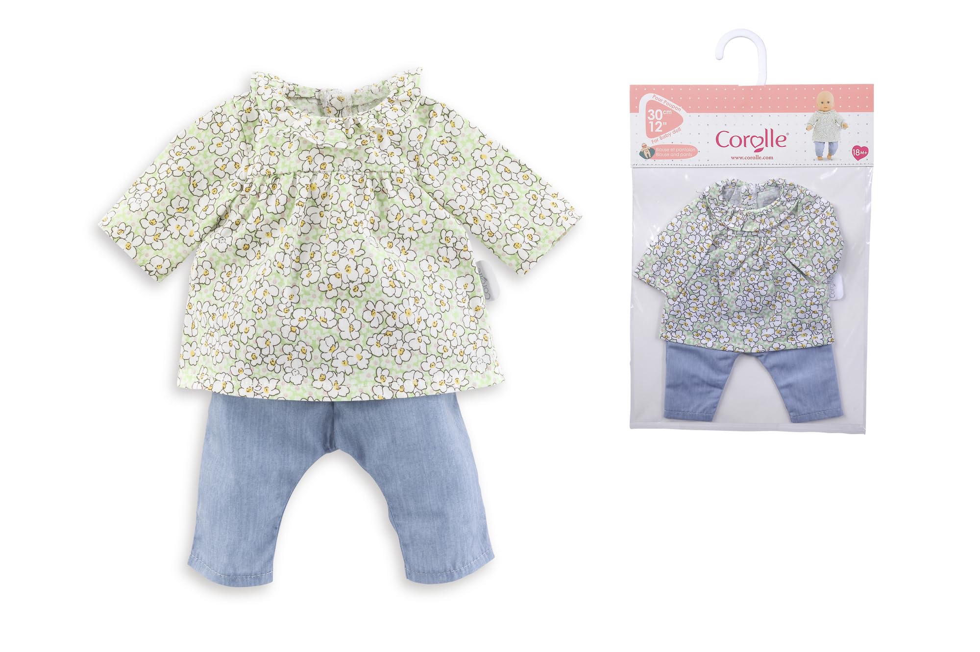 corolle-9000110710-hose-und-bluse-set-f-r-30-cm-babypuppen-ab-18-monaten image 3