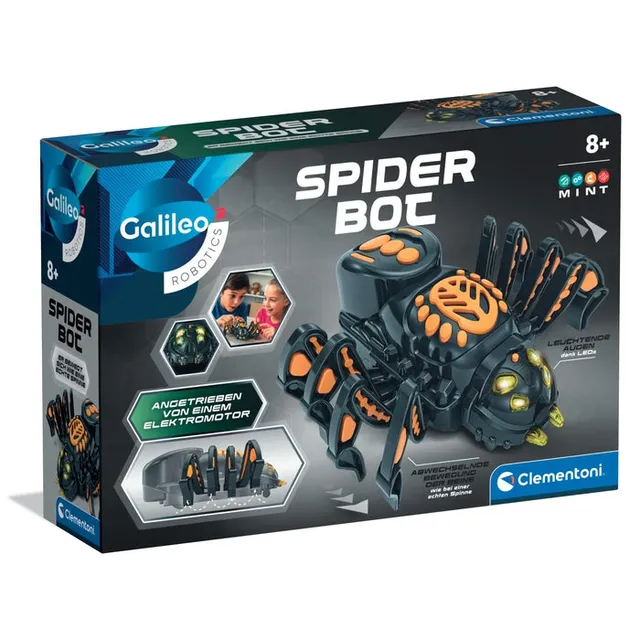 clementoni-galileo-build-spider-bot-konstruktionsspielzeug image 1