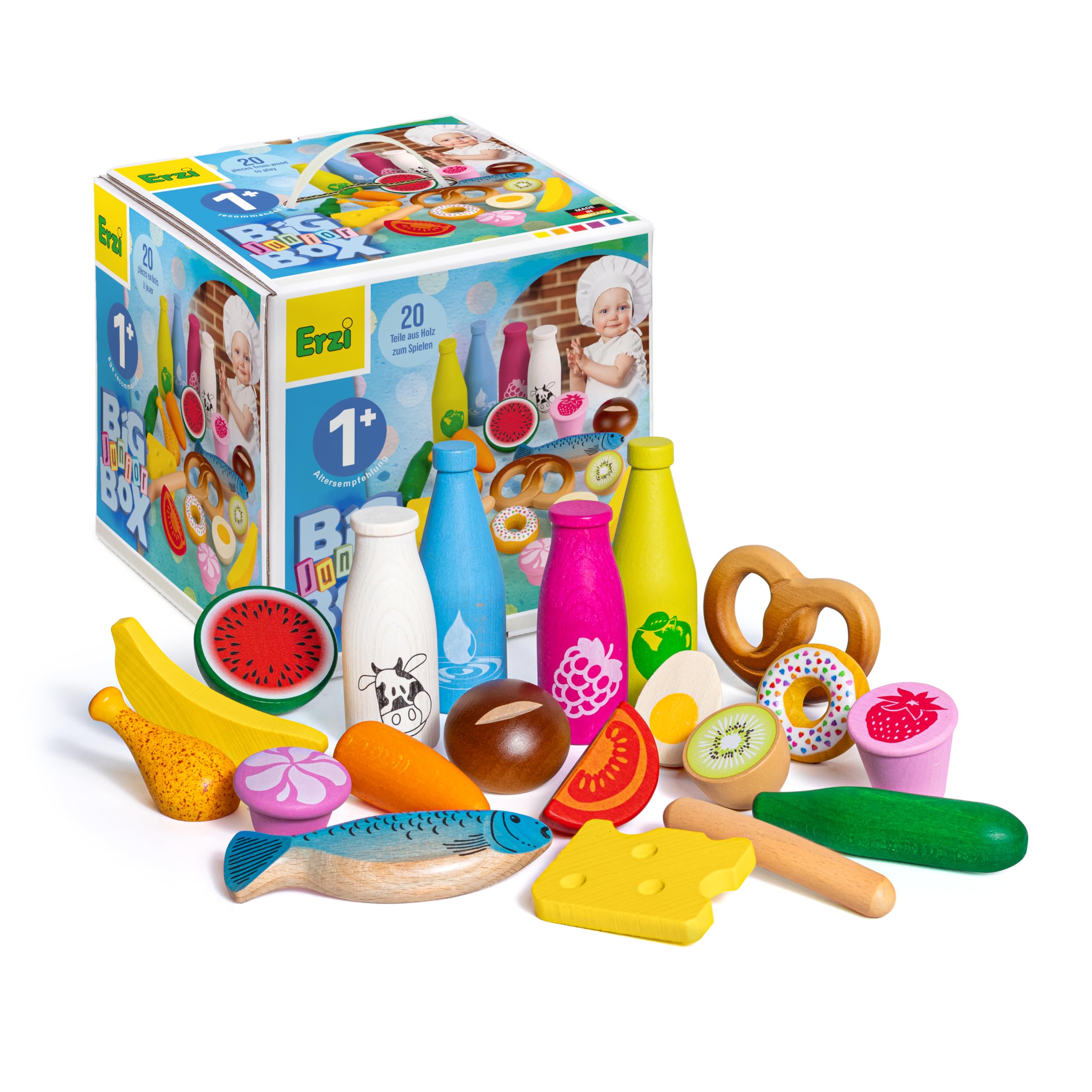 erzi-28026-sortierung-big-box-junior-aus-holz-20-teiliges-kaufladen-set image 1