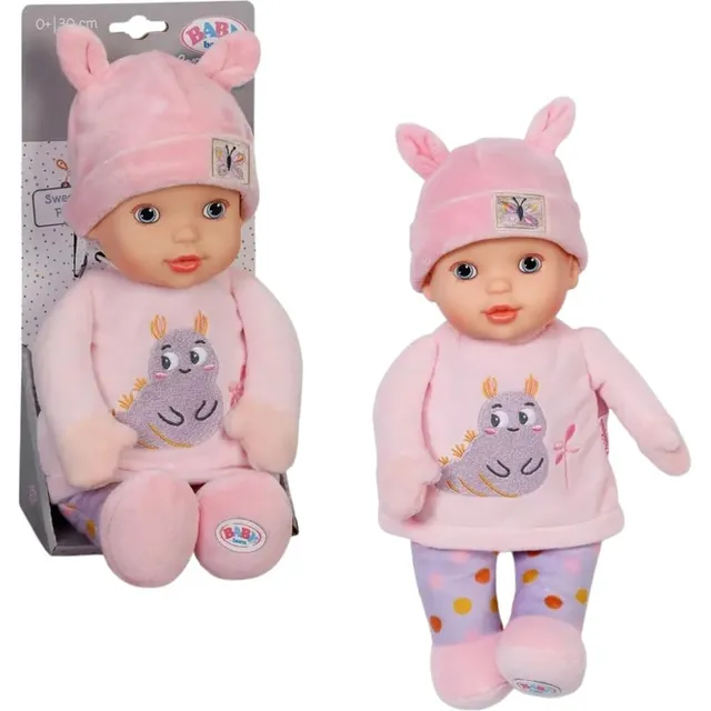 baby-born-for-babies-sweetie-pink-stoffpuppe-30-cm-mit-rassel image 1