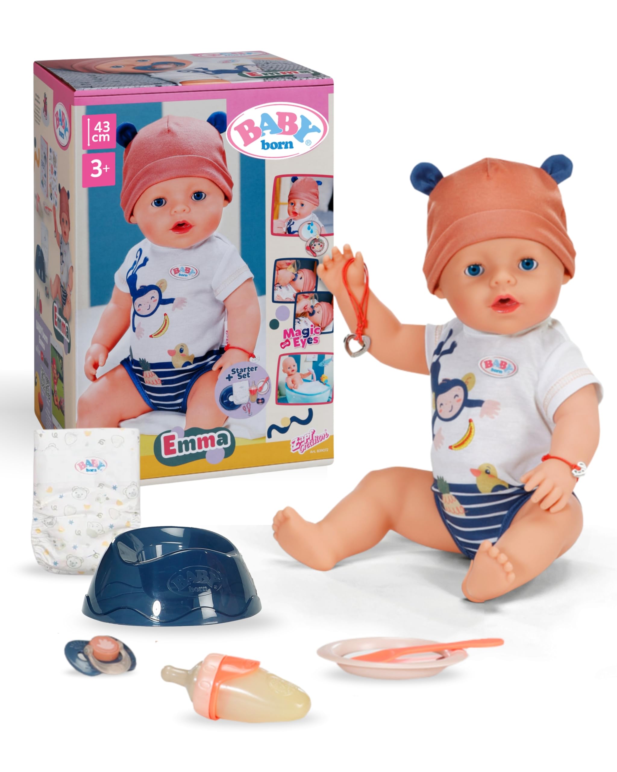 baby-born-emma-dschungel-style-43cm-babypuppe-mit-10-funktionen image 1