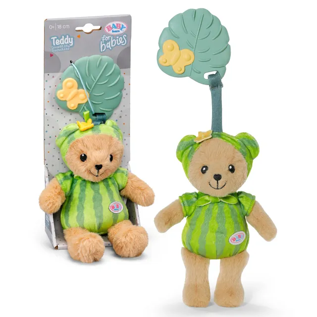 baby-born-for-babies-teddy-stachelb-re-18-cm-mit-bei-ring-und-rassel image 1
