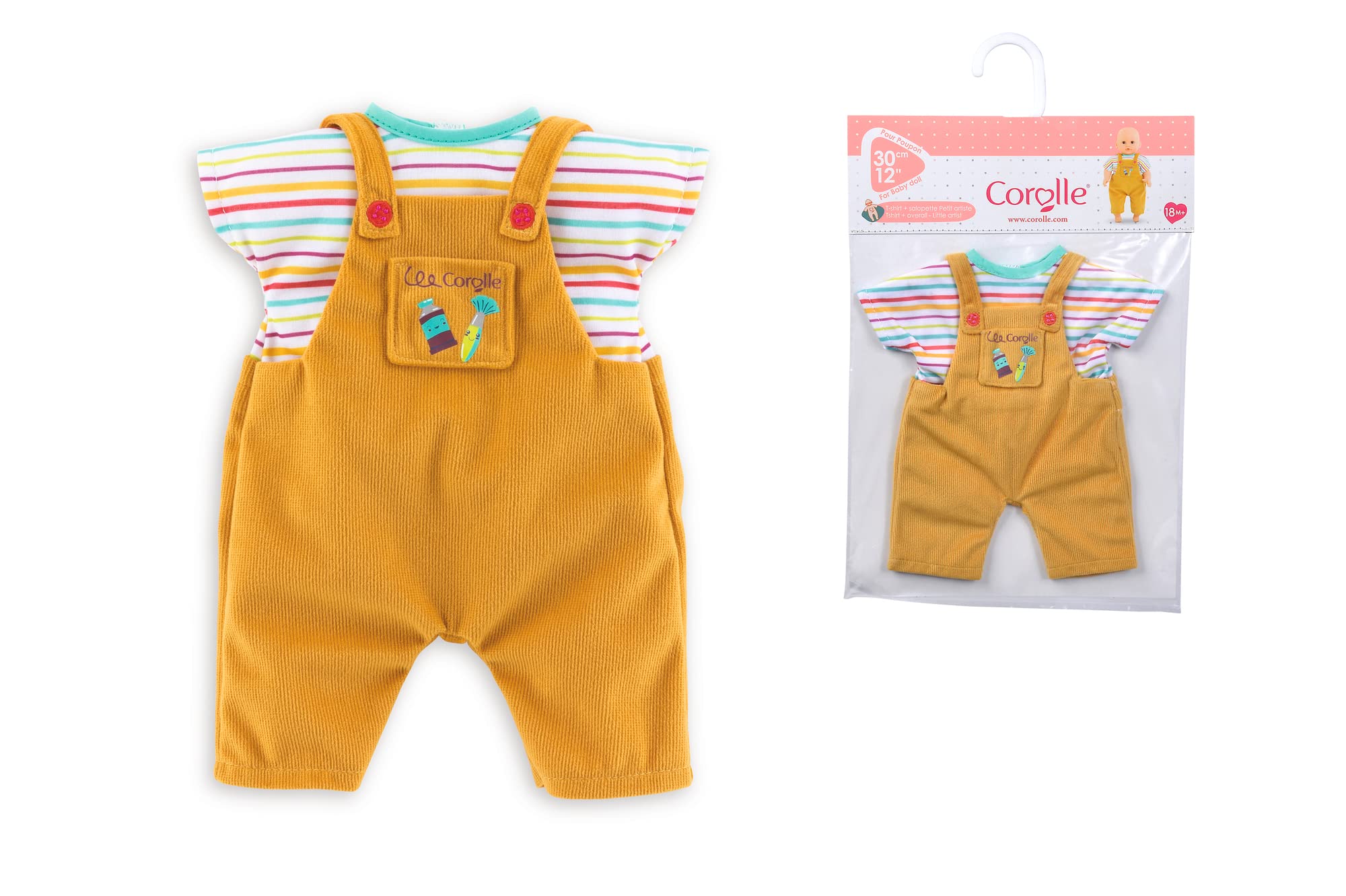 corolle-mon-premier-poupon-t-shirt-mit-latzhose-f-r-30-cm-babypuppen image 4