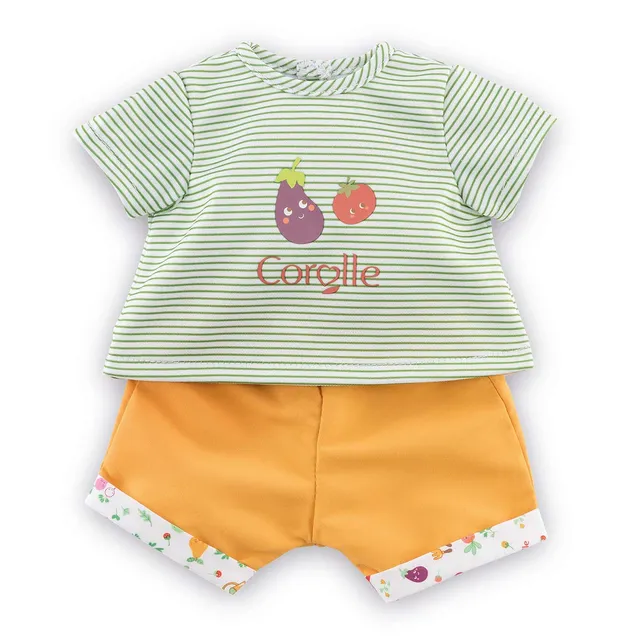 corolle-mon-premier-poupon-bekleidungsset-30cm-t-shirt-und-shorts image 1