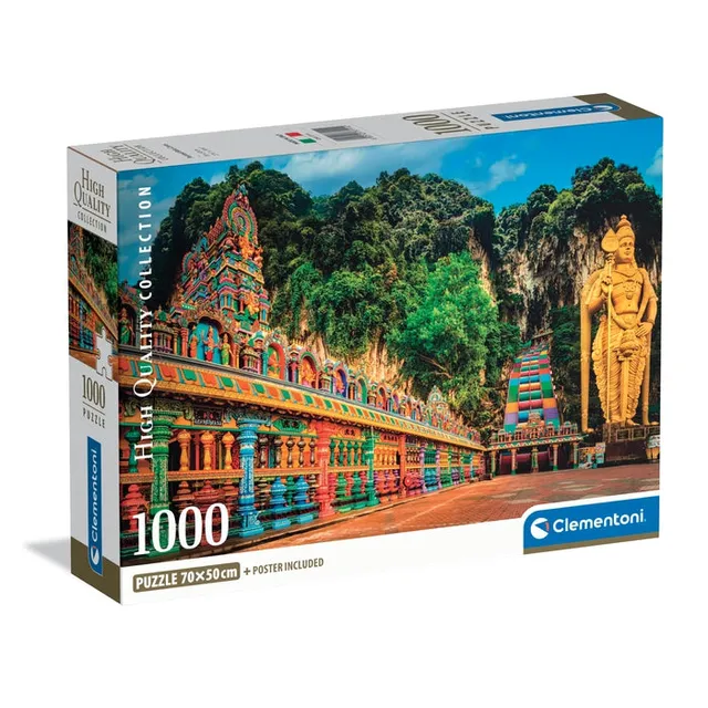 clementoni-painted-batu-caves-puzzle-1000-teile-erwachsenenpuzzle-70-x-50-cm image 1