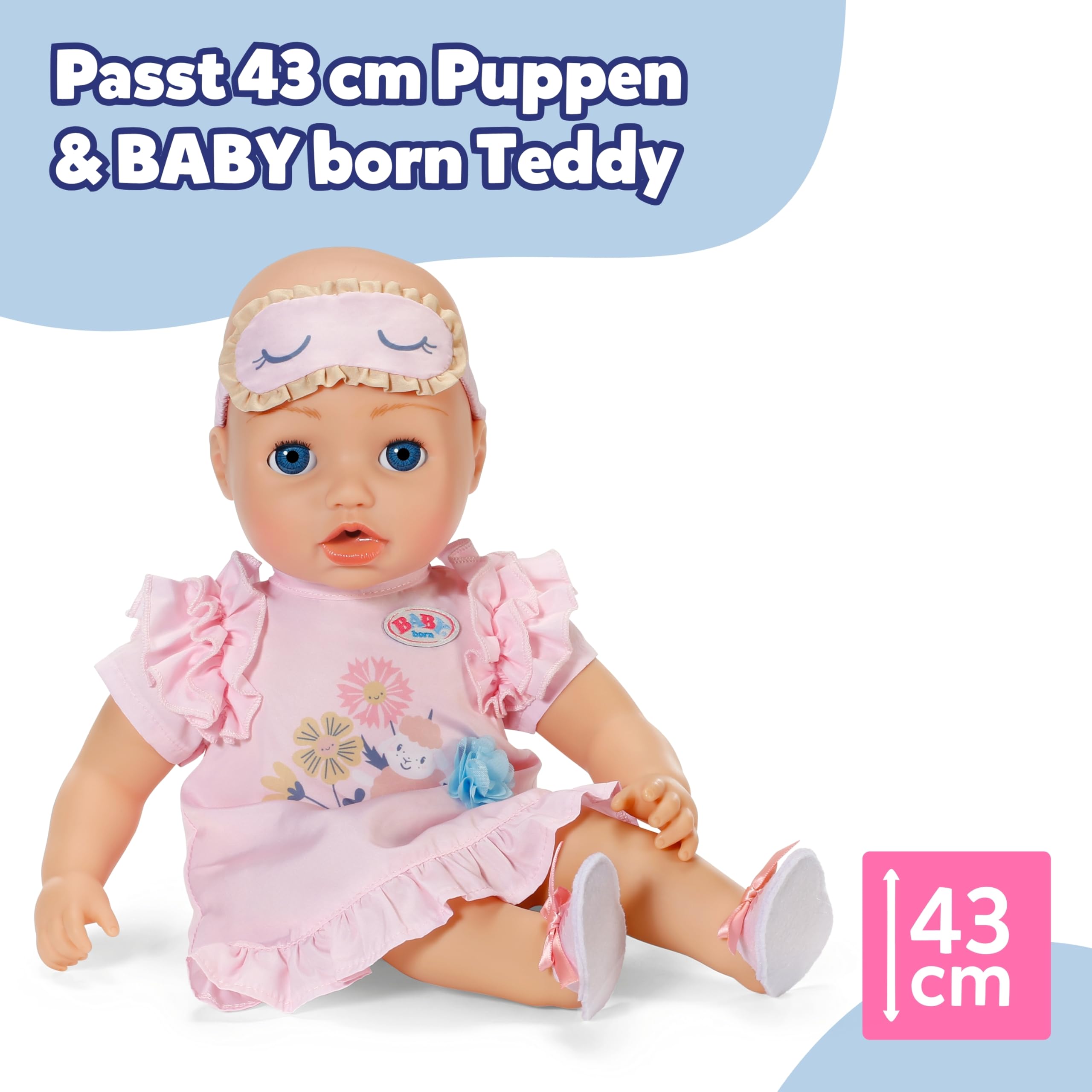 baby-born-nachthemd-set-f-r-43-cm-puppen-mit-schlafmaske-und-pantoffeln image 4