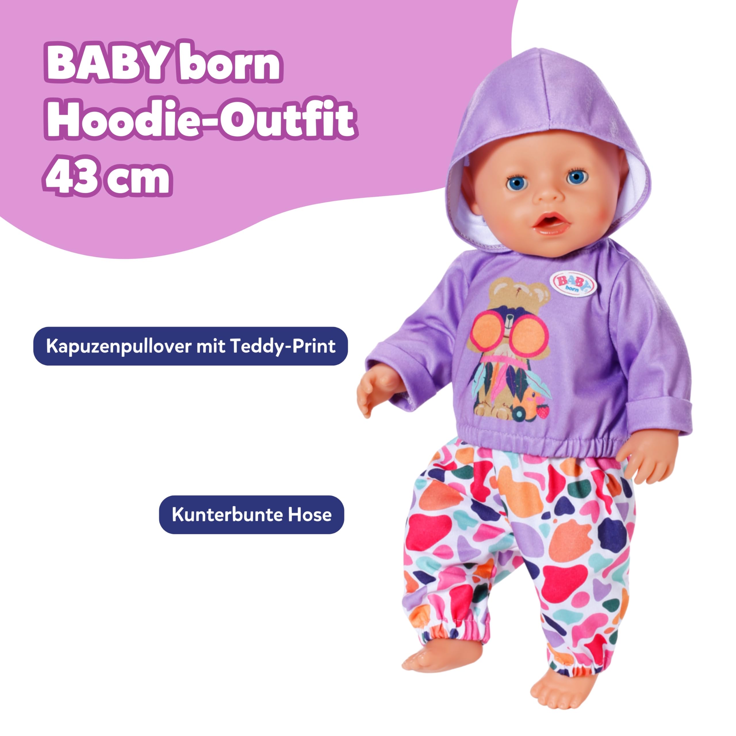 baby-born-hoodie-outfit-oberteil-und-hose-f-r-43-cm-puppen image 2