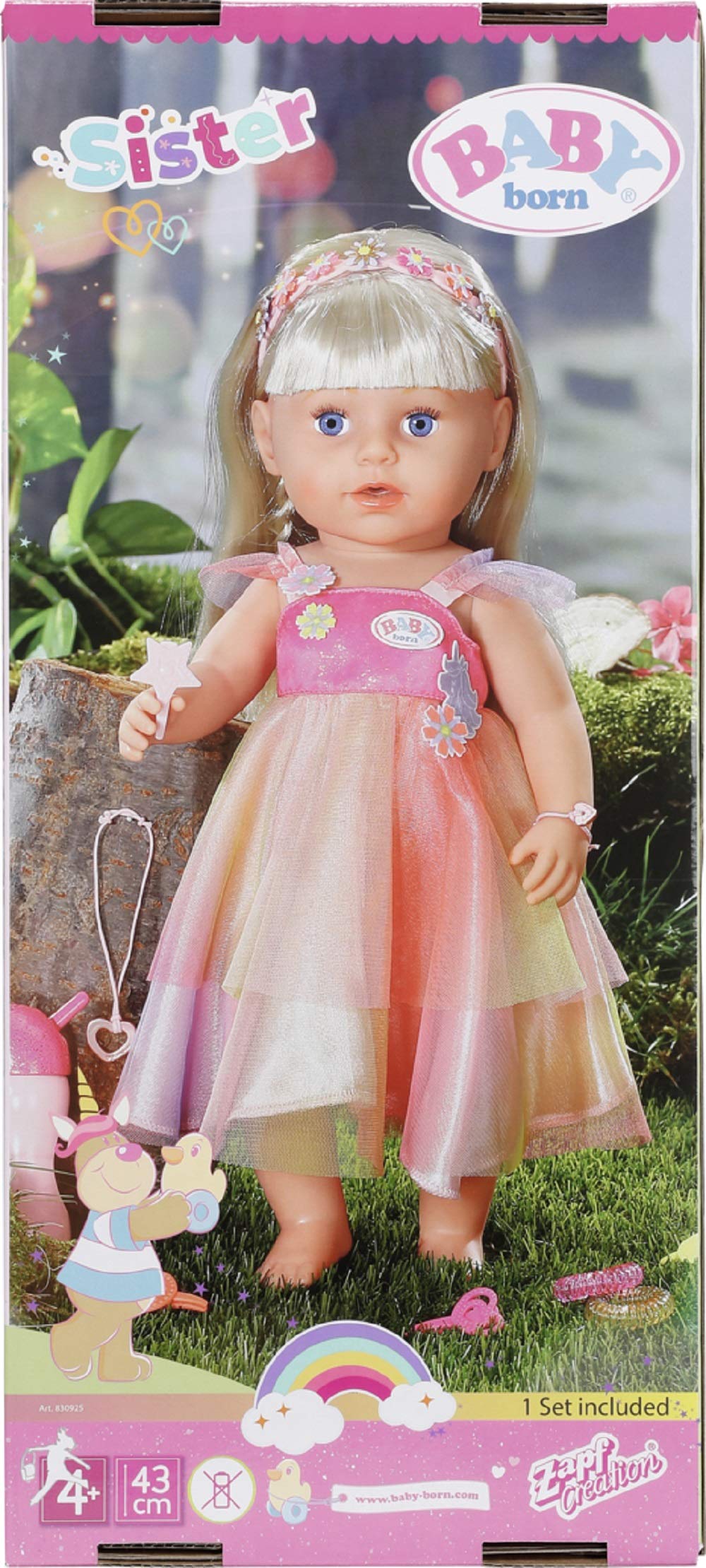 baby-born-830925-soft-touch-einhorn-schwester-puppe-43-cm image 4