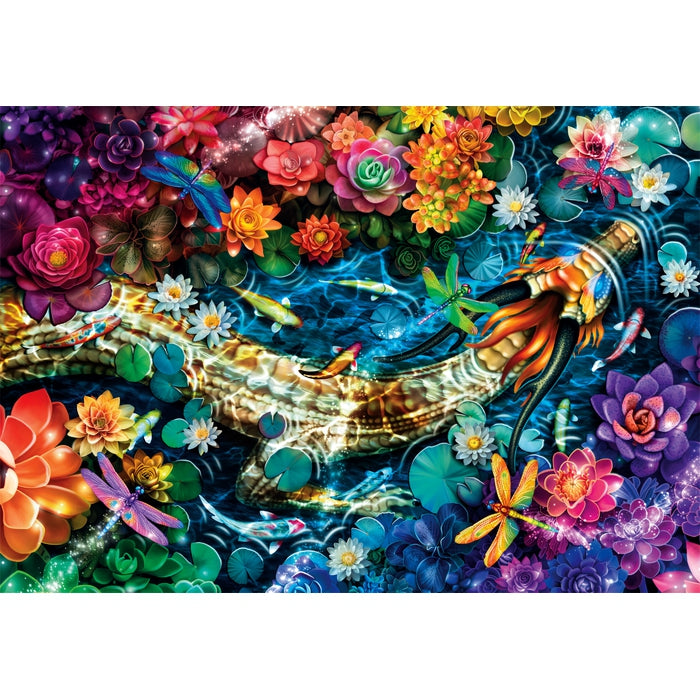 clementoni-puzzle-koi-river-1000-teile-illustration-70-x-50-cm image 2