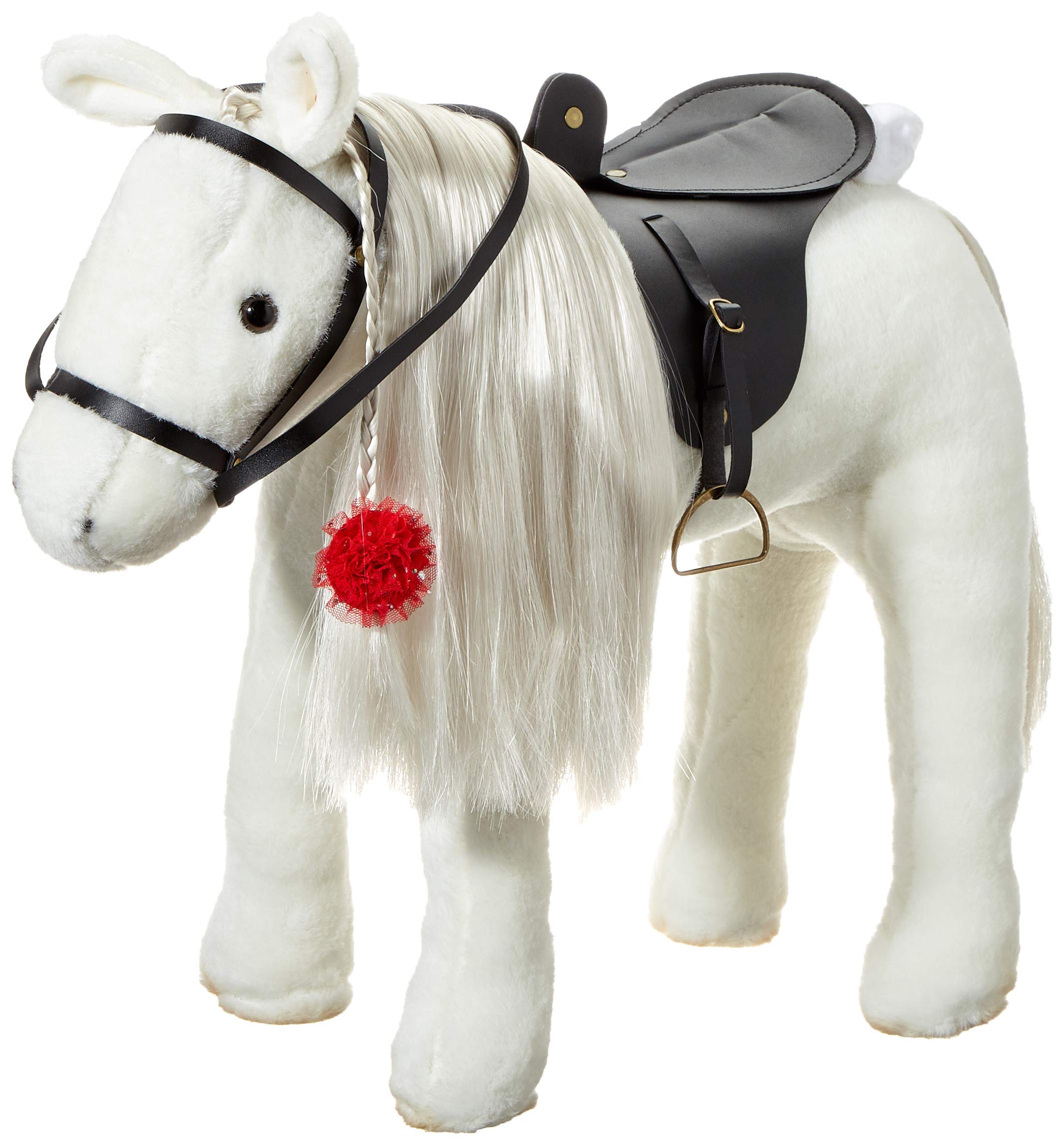 g-tz-3403087-lipizzaner-k-mmpferd-mit-sattel-pl-schpferd-f-r-puppen-bis-50-cm image 1