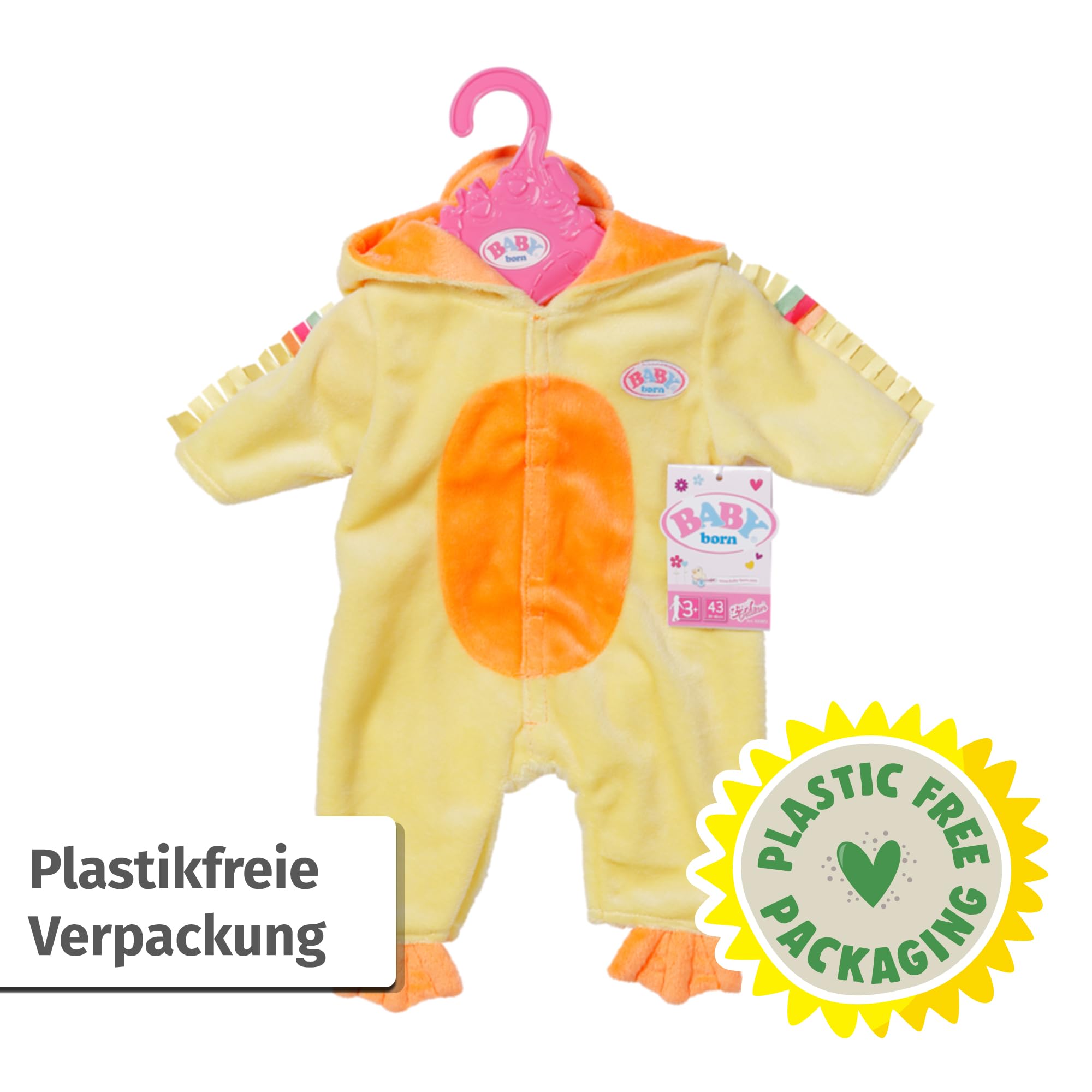baby-born-teddy-nachtstrampler-enten-onesie-aus-fleece-f-r-43-cm-puppen image 8