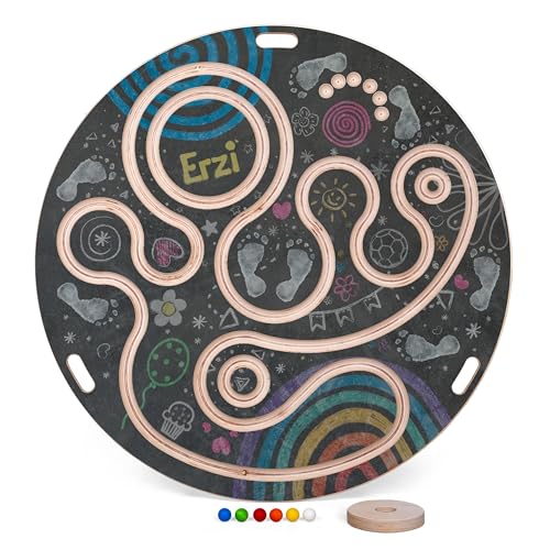 erzi-46252-teamdisc-aus-holz-balancierspiel-110-cm-mit-kugeln image 7