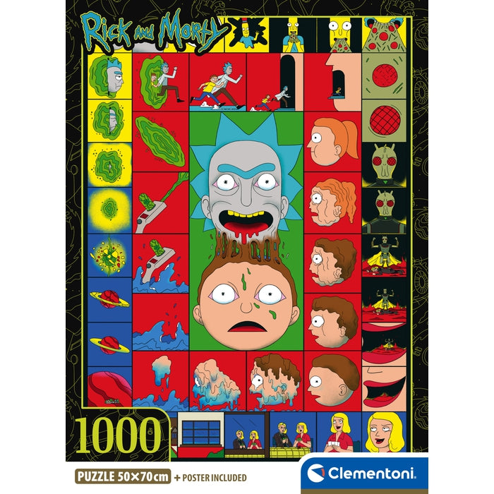 clementoni-puzzle-rick-morty-1000-teile-70-x-50-cm image 4