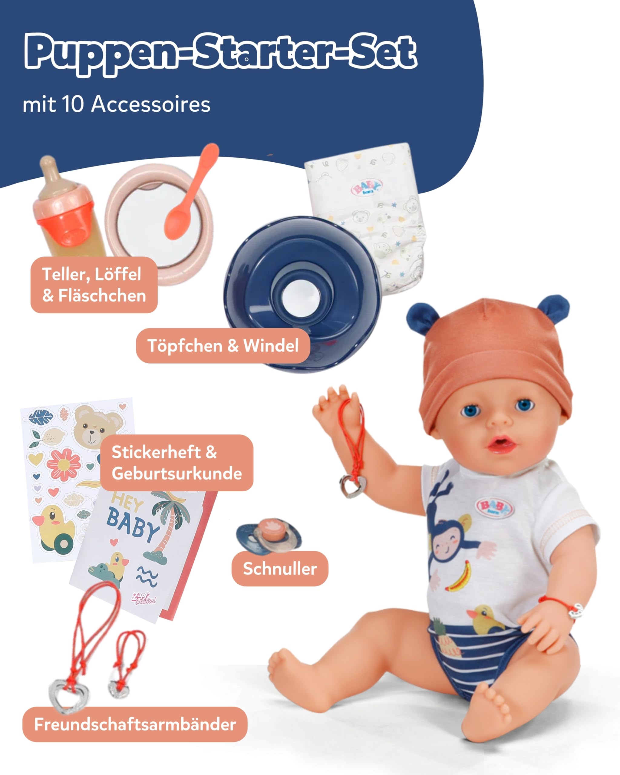 baby-born-emma-dschungel-style-43cm-babypuppe-mit-10-funktionen image 2