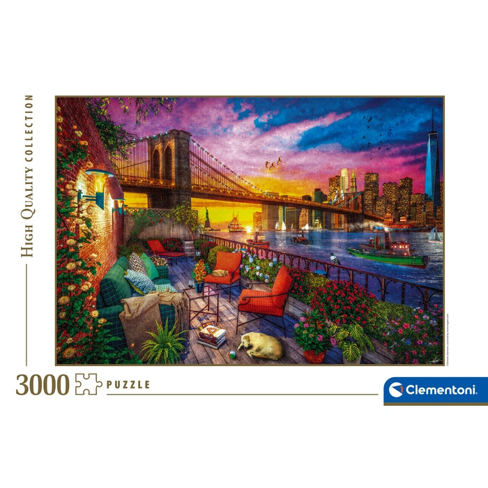 clementoni-puzzle-manhattan-balcony-sunset-3000-teile-city image 4