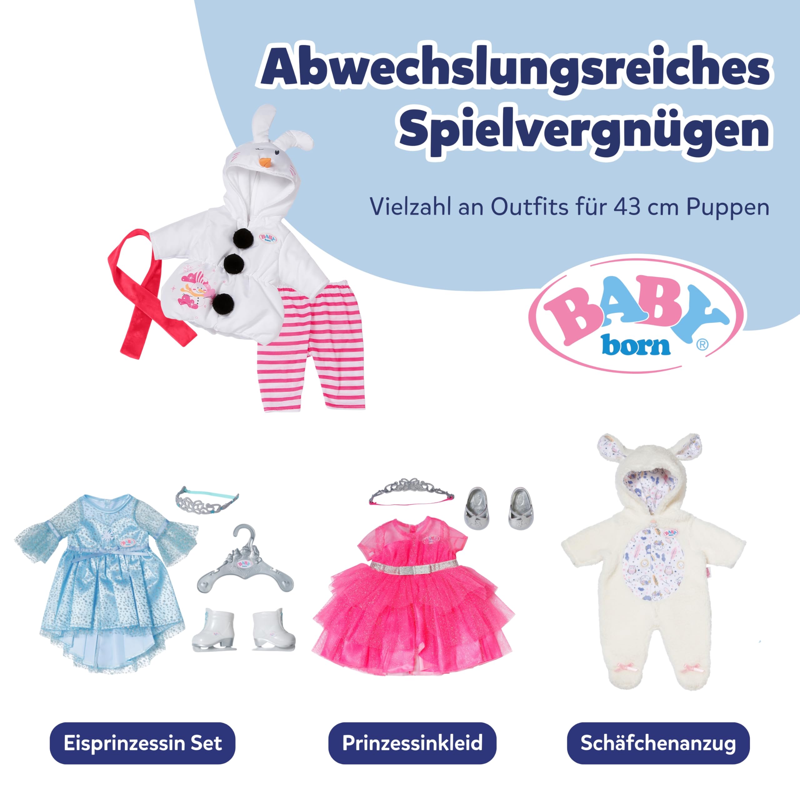 baby-born-schneemannkost-m-f-r-43-cm-puppen-mit-schal image 5
