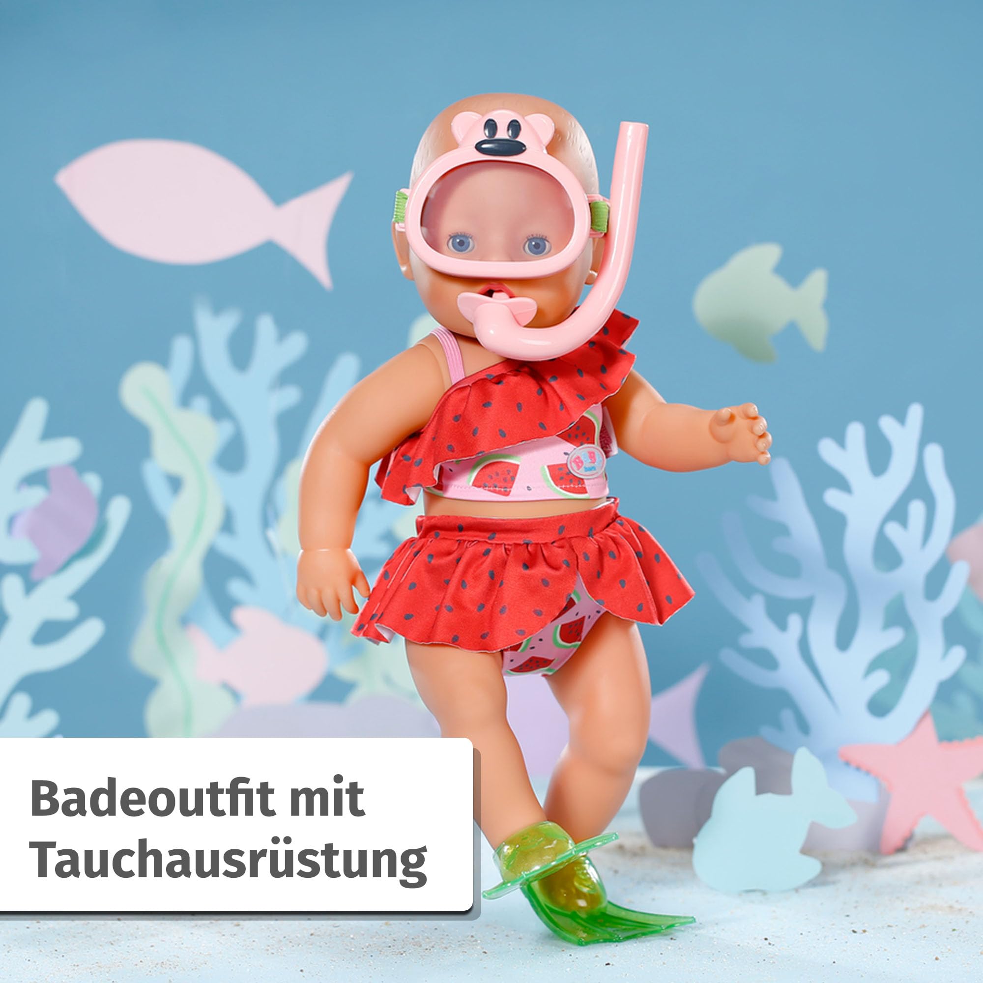 baby-born-tauchspa-schnorchelset-mit-bikini-f-r-43-cm-puppen image 2