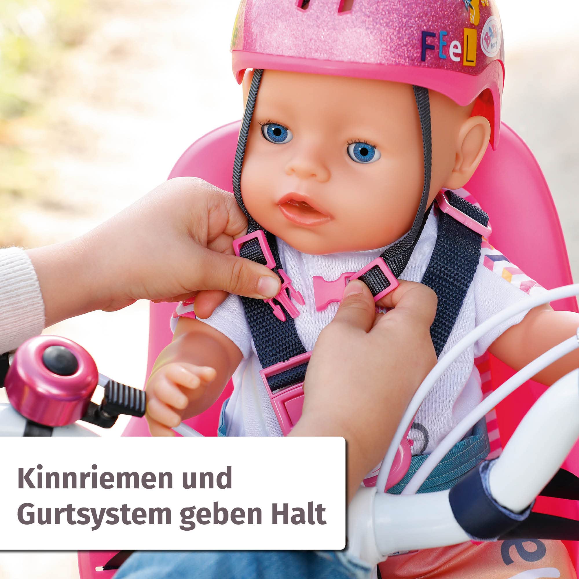 baby-born-fahrradhelm-f-r-43cm-puppen-rosa-glitzer-834909-zapf-creation image 3