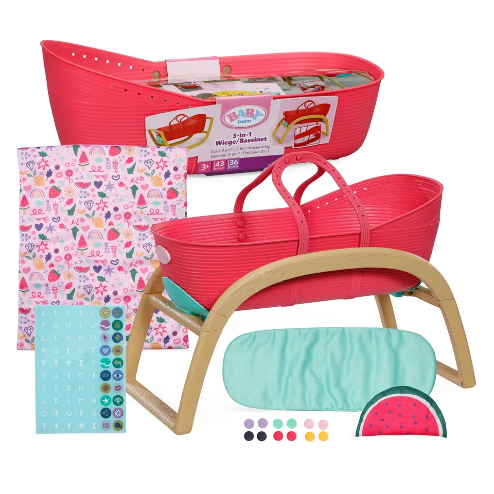baby-born-3-in-1-stubenwagen-mit-click-play-puppenbett image 1