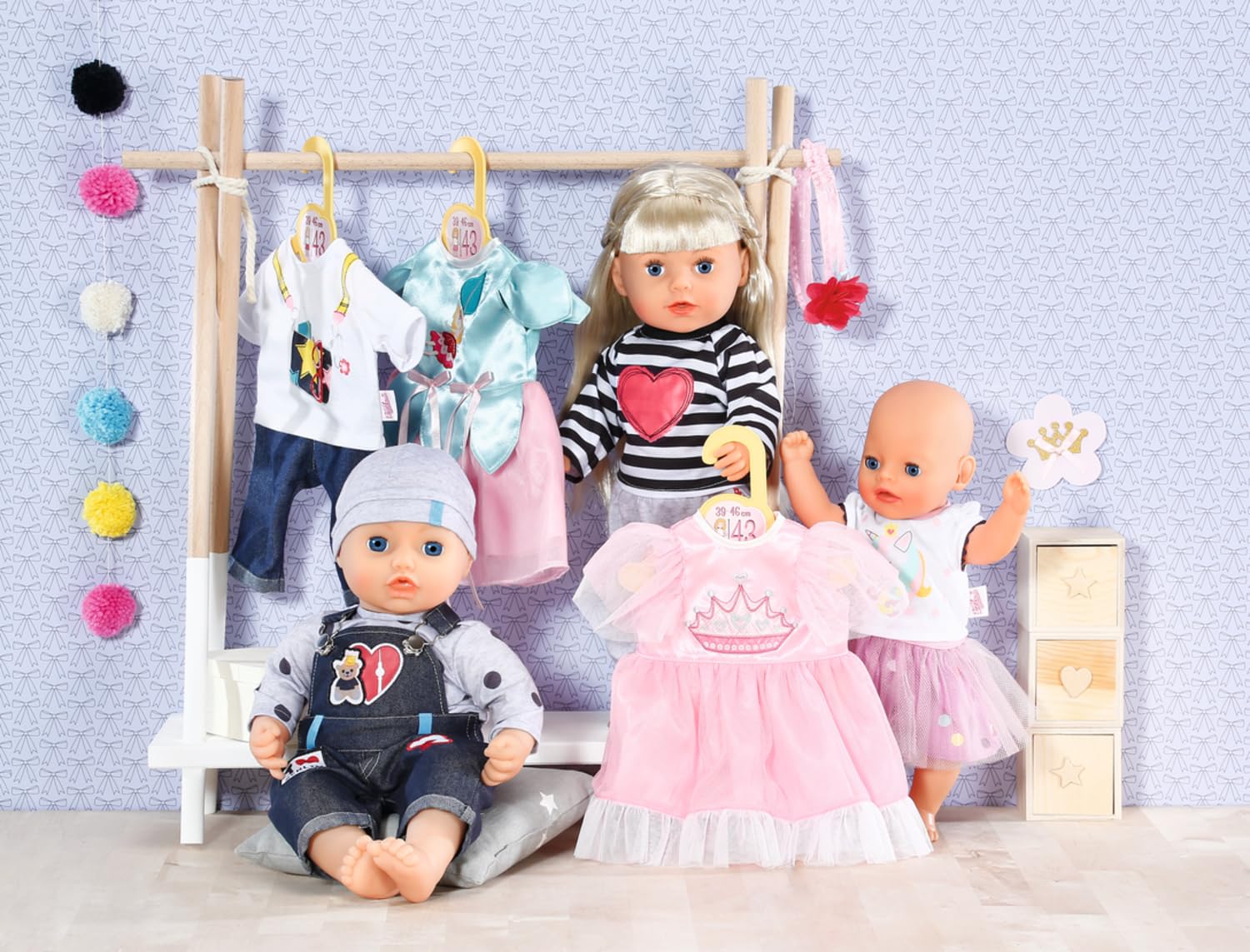 baby-born-dolly-moda-einhorn-shirt-mit-tutu-puppenkleidung-34-38-cm image 6