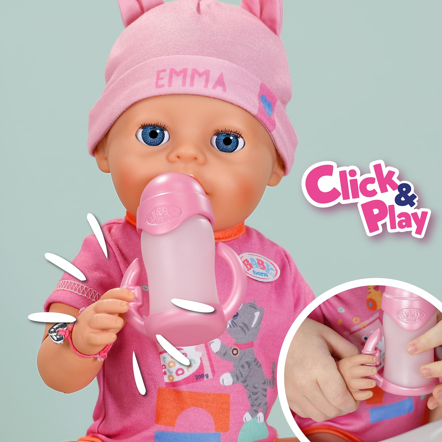 baby-born-emma-43-cm-babypuppe-mit-click-play-10-funktionen image 3