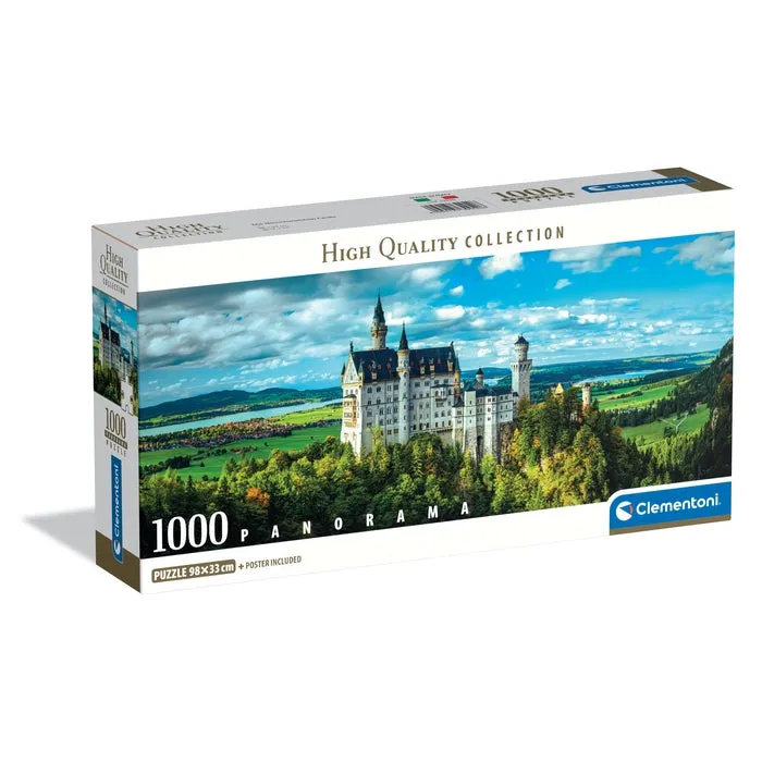 clementoni-the-neuschwanstein-castle-puzzle-1000-teile-panorama image 1